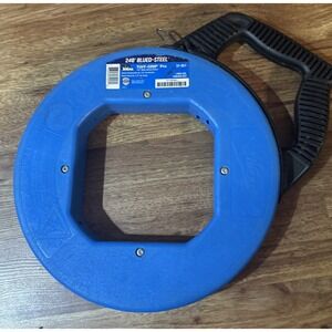 IDEAL‎ Electrical 31-057 Tuff-Grip Pro Case/240ft Blued-Steel Fish Tape